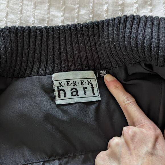 Keren Hart Black Jacket size Medium - Picture 2 of 3